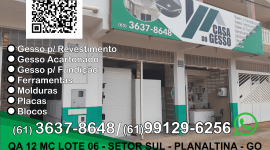 Casa do Gesso – EMPRESA – PLANALTINA – GO – BR