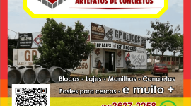 GP Blocos – Artefatos de Concreto – EMPRESA – PLANALTINA – GO – BR