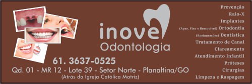 Inove Odontologia – EMPRESA – PLANALTINA – GO – BR