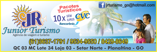 JR Junior Turismo – Agência de Viagem, Turismo e Transporte – EMPRESA – PLANALTINA – GO – BR
