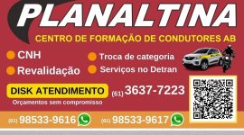 Planaltina – Centro de Formação de Condutores AB – Auto Escola – EMPRESA – PLANALTINA – GO – BR