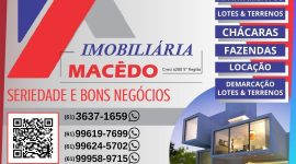 Imobiliária Macedo – Imóveis – EMPRESA – PLANALTINA – GO – BR