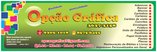Opção Gráfica – EMPRESA – PLANALTINA – GO – BR