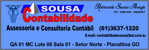 Contabilidade Sousa – Serviços Contábeis – EMPRESA – PLANALTINA – GO – BR