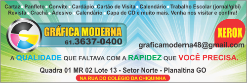 Gráfica Moderna – EMPRESA – PLANALTINA – GO – BR