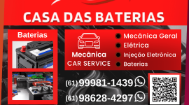 Casa das Baterias – Mecânica e Baterias – EMPRESA – PLANALTINA – GO – BR