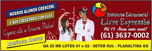Livre Expressão – Instituto Educacional – EMPRESA – PLANALTINA – GO – BR