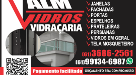 ALM Vidros – Vidraçaria – EMPRESA – SÃO SEBASTIÃO – DF – BR