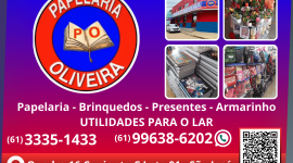 Papelaria Oliveira – Armarinho e Utilidades – EMPRESA – SÃO SEBASTIÃO – DF – BR