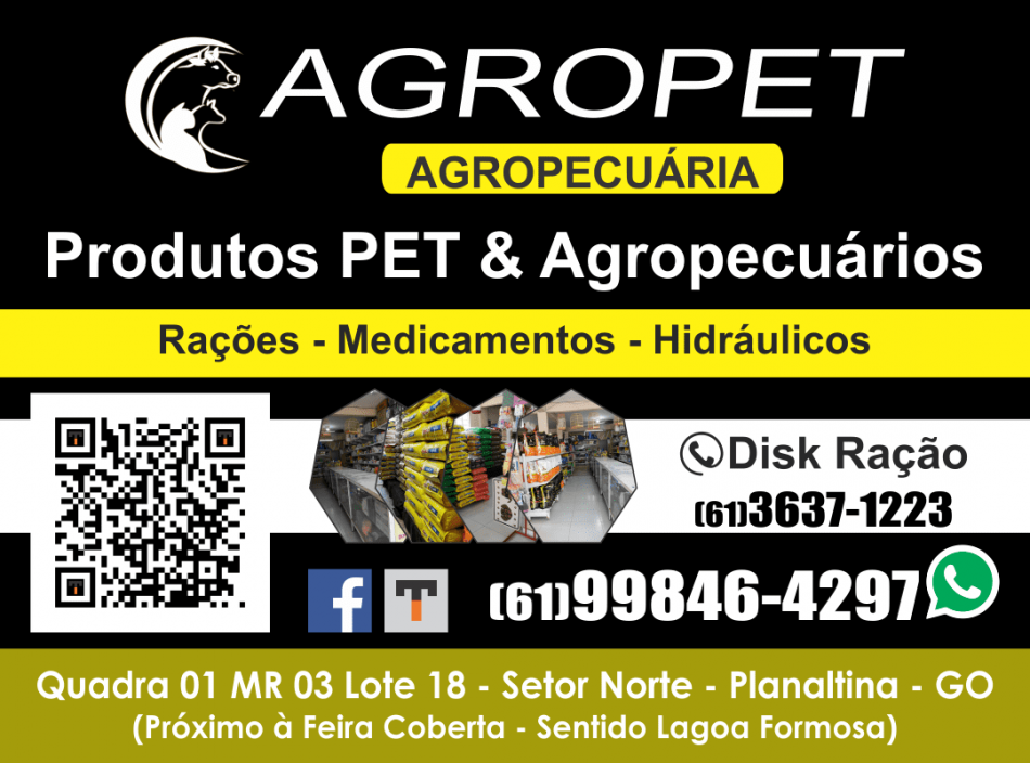 Agropet - Agropecuária - EMPRESA - PLANALTINA - GO - BR 