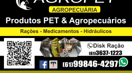 Agropet – Agropecuária – EMPRESA – PLANALTINA – GO – BR