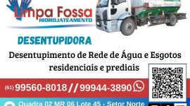 Limpa Fossa – Hidrojateamento e Desentupidora – EMPRESA – PLANALTINA – GO – BR