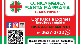 Clínica Médica Santa Bárbara – Consultas e Exames – EMPRESA – PLANALTINA – GO – BR