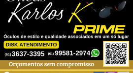 Óticas Karlos K Prime – EMPRESA – PLANALTINA – GO – BR