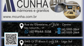 Marmoraria M. Cunha – Mármores e Granitos – EMPRESA – SÃO SEBASTIÃO – DF – BR
