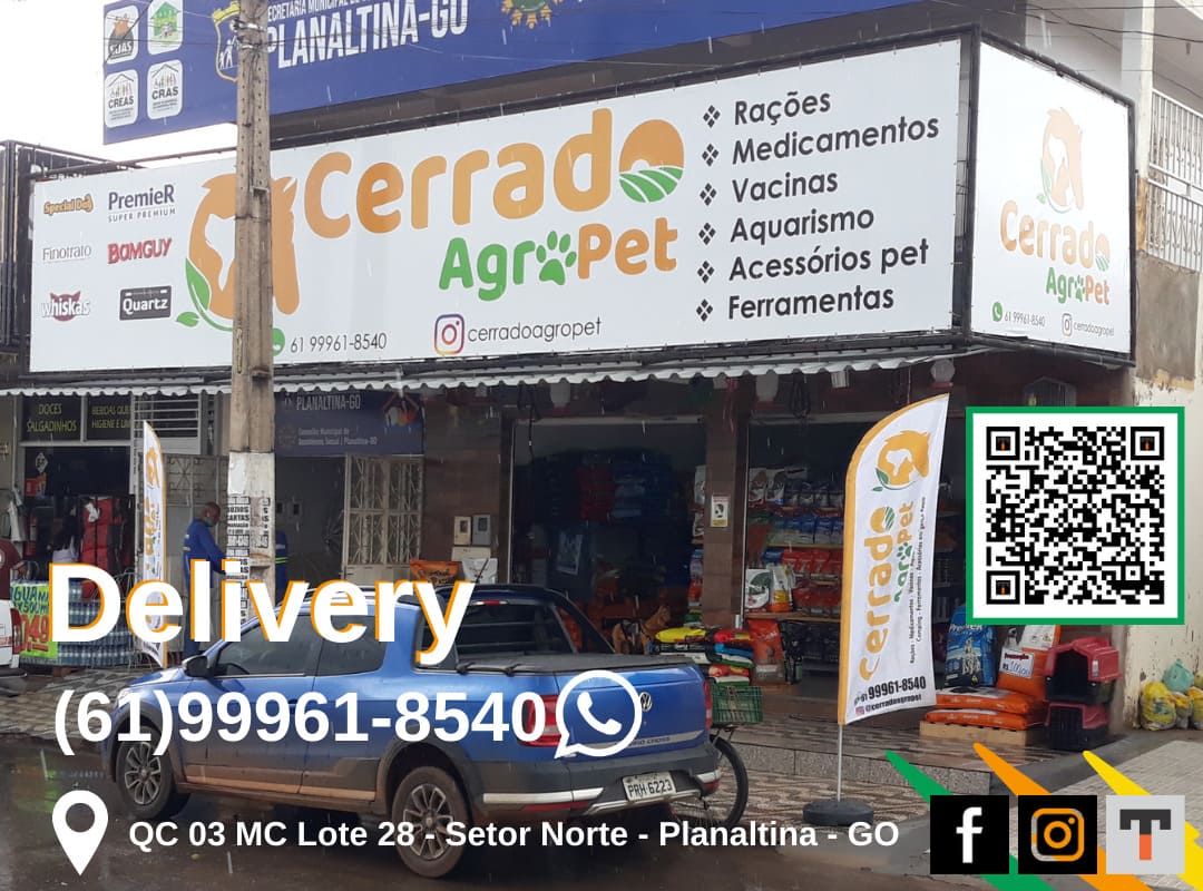 Cerrado Agropet - Agropecuária e Pet Shop - EMPRESA - PLANALTINA - GO - BR 